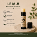 3CR Lip Balm — Moisturize + Soothe (4-Pack)